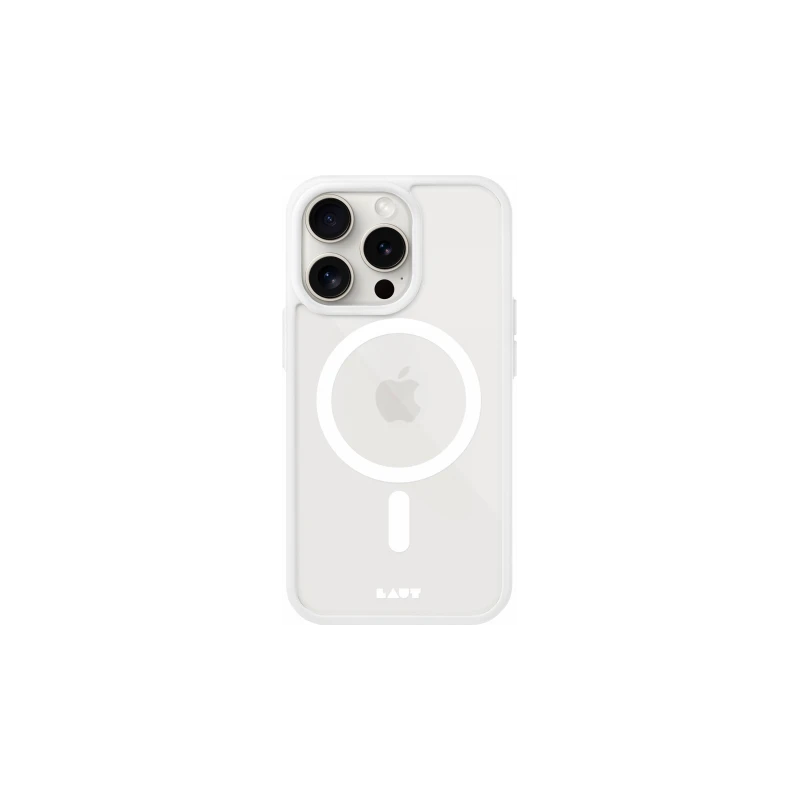 LAUT Huex Protect - obudowa ochronna do iPhone 15 Pro Max kompatybilna z MagSafe (white)