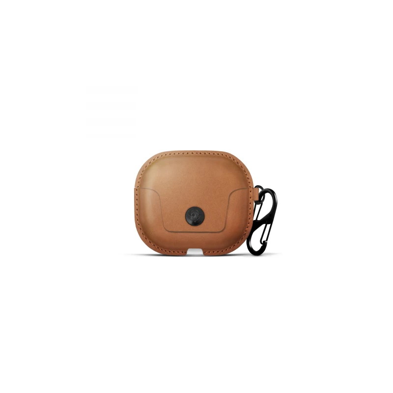 Twelve South AirSnap - skórzane etui ochronne do Apple Airpods (3. Gen), (cognac)