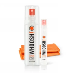 Whoosh Duo - spray do czyszczenia ekranów 100ml + spray 8ml + 2 ściereczki z microfibry