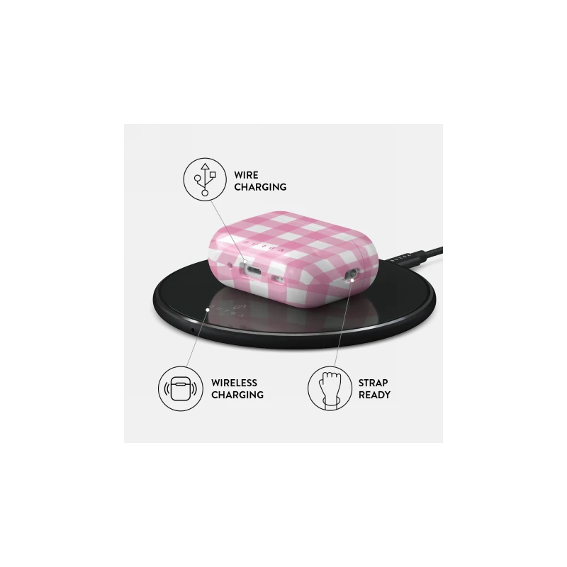 Burga - obudowa ochronna do AirPods Pro 2 (think pink)
