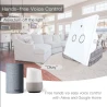 Tuya WiFi+RF Switch EU Type 2 Gang Live200-240V White MOES