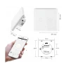 Tuya WiFi+RF Switch EU Type 2 Gang Live200-240V White MOES