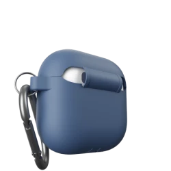 KeyBudz Elevate Keychain - silikonowe etui ochronne do AirPods 4 gen. (cobalt blue)