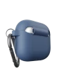 KeyBudz Elevate Keychain - silikonowe etui ochronne do AirPods 4 gen. (cobalt blue)