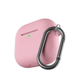 KeyBudz Elevate Keychain - silikonowe etui ochronne do AirPods 4 gen. (blush pink)