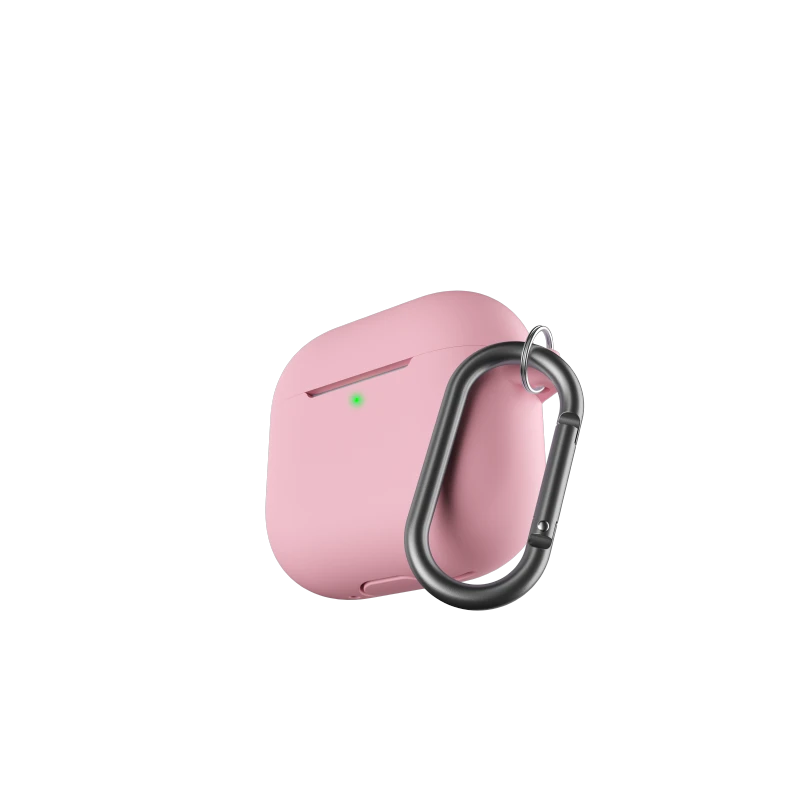 KeyBudz Elevate Keychain - silikonowe etui ochronne do AirPods 4 gen. (blush pink)