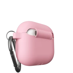 KeyBudz Elevate Keychain - silikonowe etui ochronne do AirPods 4 gen. (blush pink)