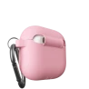 KeyBudz Elevate Keychain - silikonowe etui ochronne do AirPods 4 gen. (blush pink)