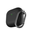 KeyBudz Elevate Keychain - silikonowe etui ochronne do AirPods 4 gen. (black)