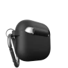 KeyBudz Elevate Keychain - silikonowe etui ochronne do AirPods 4 gen. (black)