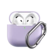 KeyBudz Elevate Keychain - silikonowe etui ochronne do AirPods 4 gen. (lavender)