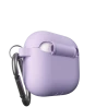 KeyBudz Elevate Keychain - silikonowe etui ochronne do AirPods 4 gen. (lavender)