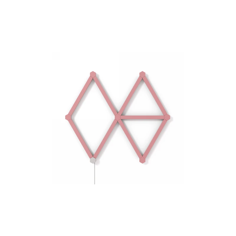 Nanoleaf Lines 60 degrees Skin - nakładka na listwy świetlne 60 stopni (9 sztuk) (pink-matte)