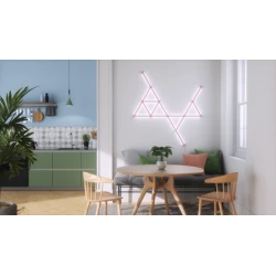 Nanoleaf Lines 60 degrees Skin - nakładka na listwy świetlne 60 stopni (9 sztuk) (pink-matte)