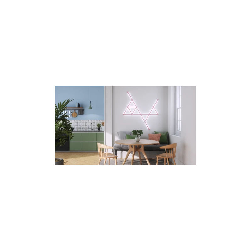 Nanoleaf Lines 60 degrees Skin - nakładka na listwy świetlne 60 stopni (9 sztuk) (pink-matte)