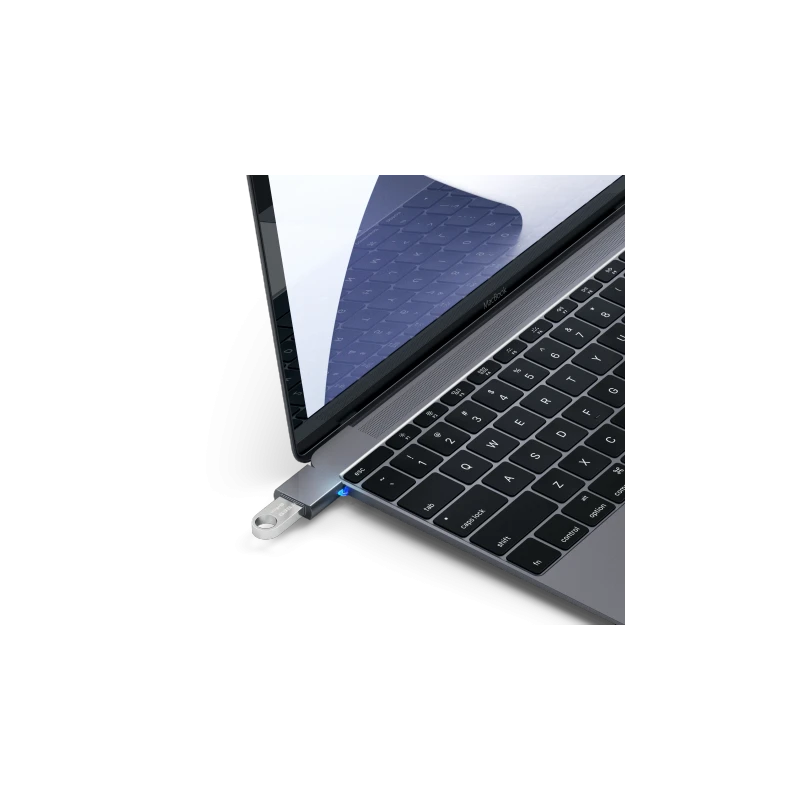 Satechi Aluminum Adapter - adapter USB-C - USB-A 3.0 (space gray)