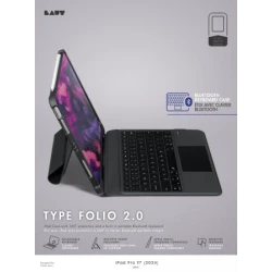Laut Type Folio 2 - obudowa ochronna z klawiaturą Bluetooth do iPad Pro 11" M4 (2024) (black)