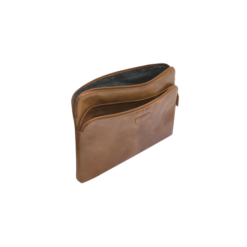dbramante1928 Skagen Pro+ - skórzane etui na laptop 14" (tan)