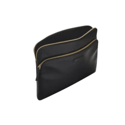 dbramante1928 Paris+ - skórzane etui na laptop 14" (night black)