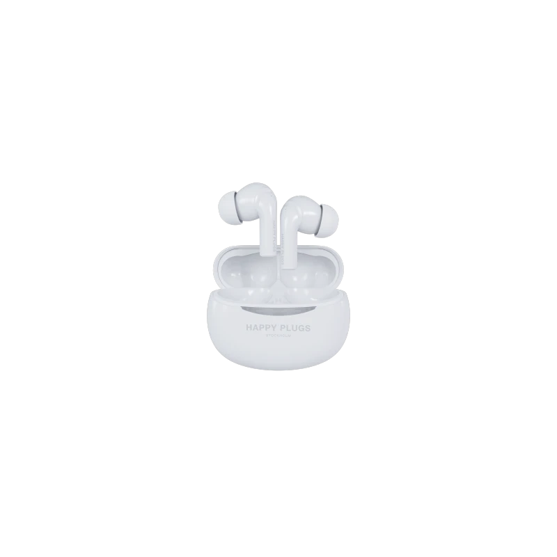 Happy Plugs Joy Pro - bezprzewodowe słuchawki douszne z ANC (white)