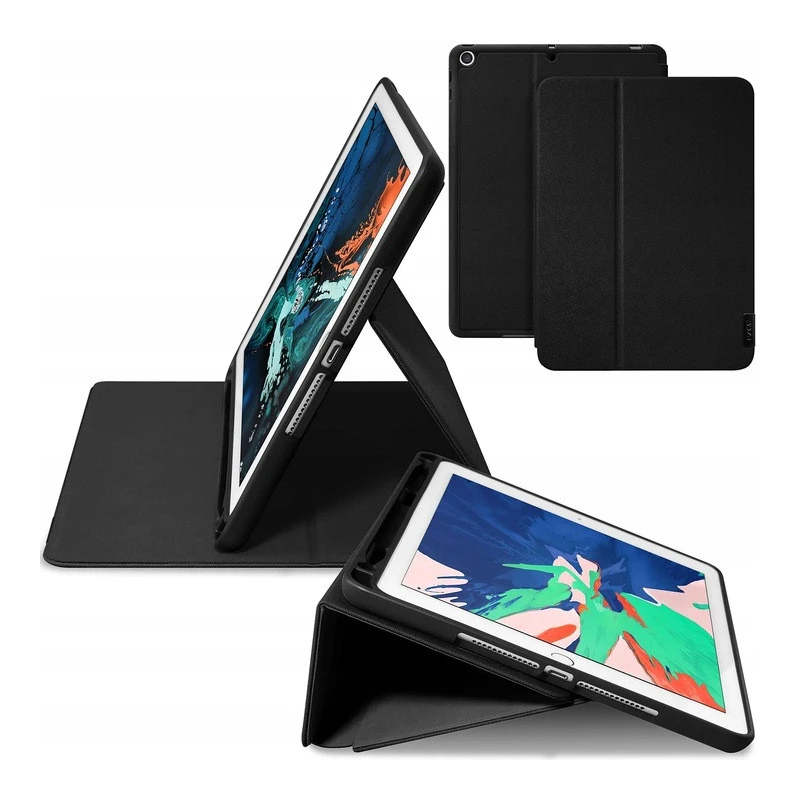 LAUT Prestige Folio - obudowa ochronna z uchwytem do Apple Pencil do iPad 10.2" 7/8/9G (black)