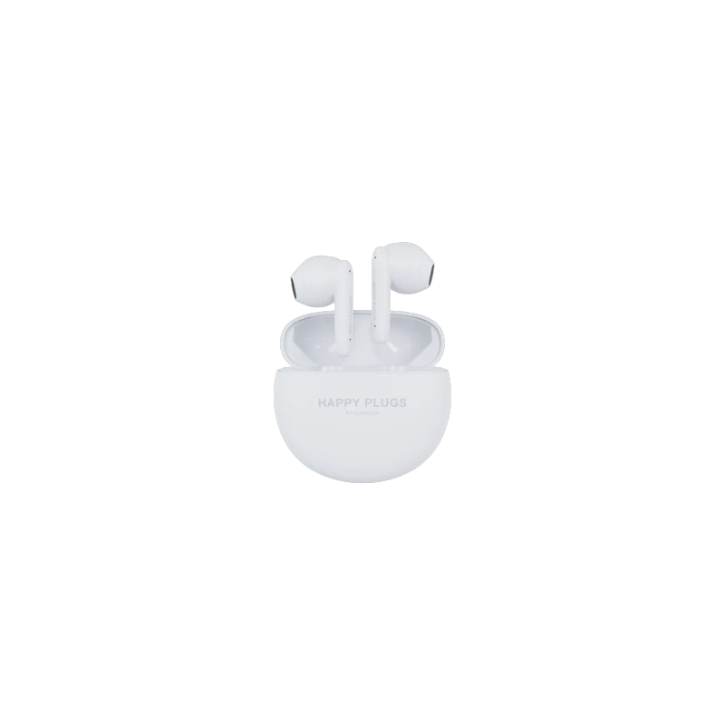 Happy Plugs Joy Lite - bezprzewodowe słuchawki douszne z ENC (white)