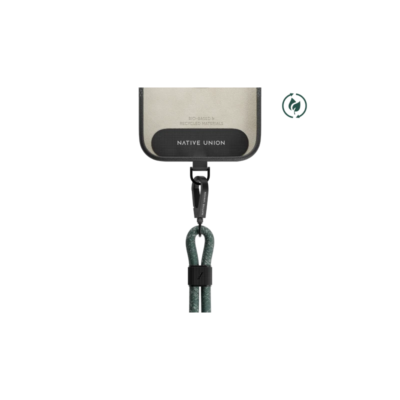 Native Union City Grip - smycz do telefonu na nadgarstek (slate green)