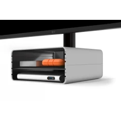 Twelve South HiRise Pro - aluminiowa podstawka do iMac i Apple Studio Display ze schowkiem (silver)
