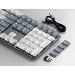 Satechi SM3 Slim Mechanical Backlit Bluetooth Keyboard - bezprzewodowa klawiatura mechaniczna z układem numerycznym (light)