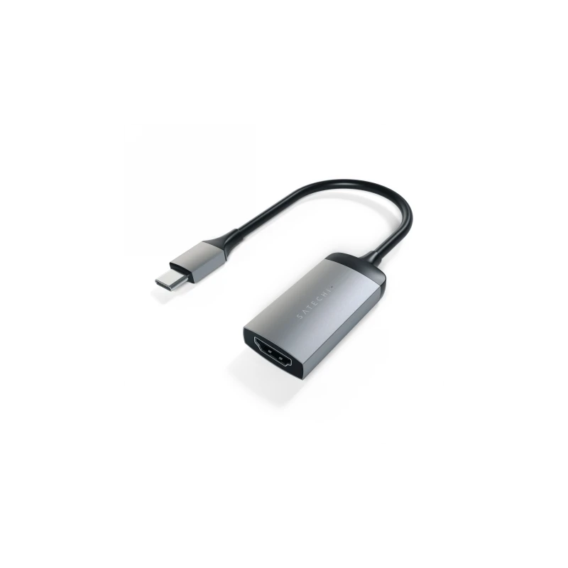 Satechi Aluminium Adapter - aluminiowy adapter do urządzeń mobilnych USB-C/ 4K HDMI (space gray)
