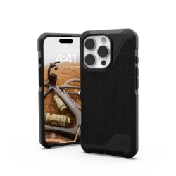 UAG Metropolis LT Magsafe - obudowa ochronna do iPhone 16 Pro kompatybilna z MagSafe (kevlar black)