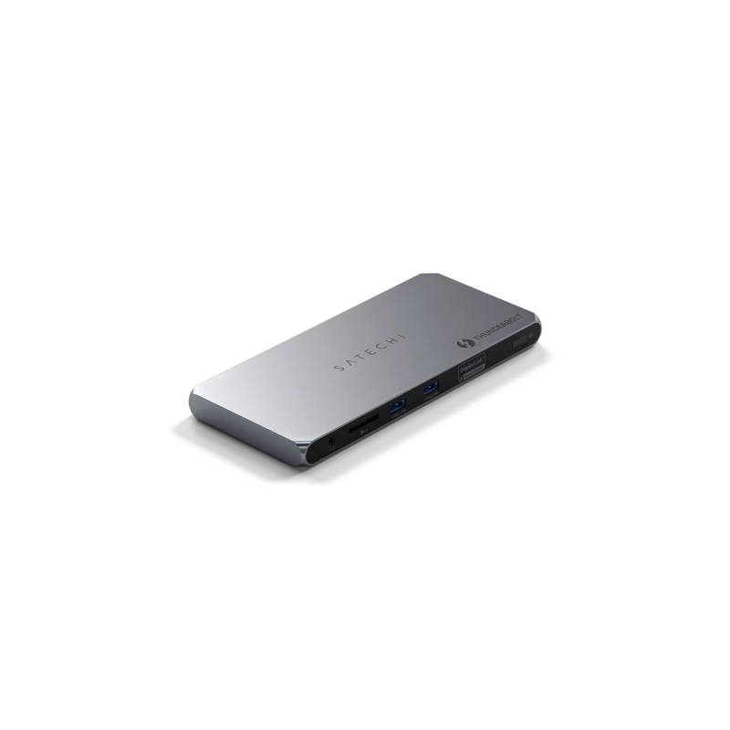Satechi Thunderbolt 4 Docking Station - stacja dokująca TB4 (3.5mm audio in/out, czytnik kart SD 4.0/UHS-II, 2x USB-A 3.2, 2x HD