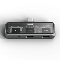 Satechi Mobile XR Hub with microSD Reader - mobilny adapter USB-C (1x USB-C 100W PD  2.0 data i audio, 1x USB-C DP 1.4 4K@60Hz  