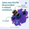FluentPet - HexTile Flex - piankowa mata do przycisków - fioletowa