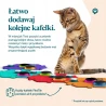 FluentPet - HexTile Flex - piankowa mata do przycisków - fioletowa