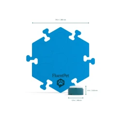 FluentPet - Basic Tester Kit - zestaw 2 przycisków z piankowymi matami i naklejkami do komunikacji z psem / kotem