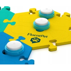 FluentPet - Connect Get Started Expansion Kit - zestaw 6 przycisków z piankowymi matami oraz naklejkami do komunikacji z psem /
