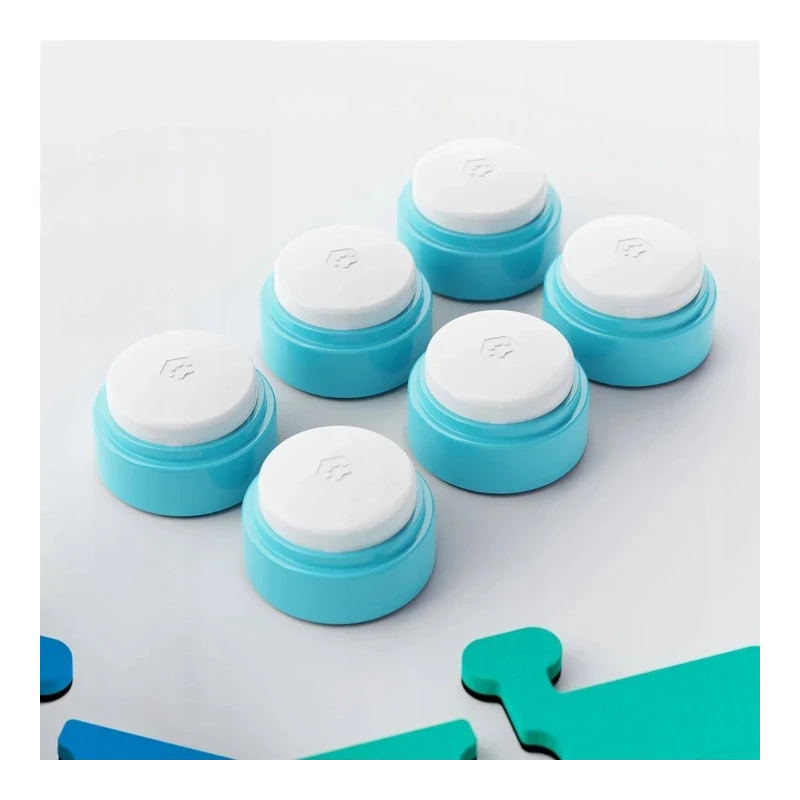 FluentPet - Connect Get Started Expansion Kit - zestaw 6 przycisków z piankowymi matami oraz naklejkami do komunikacji z psem /