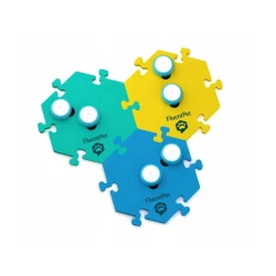 FluentPet - Connect Get Started Expansion Kit - zestaw 6 przycisków z piankowymi matami oraz naklejkami do komunikacji z psem /
