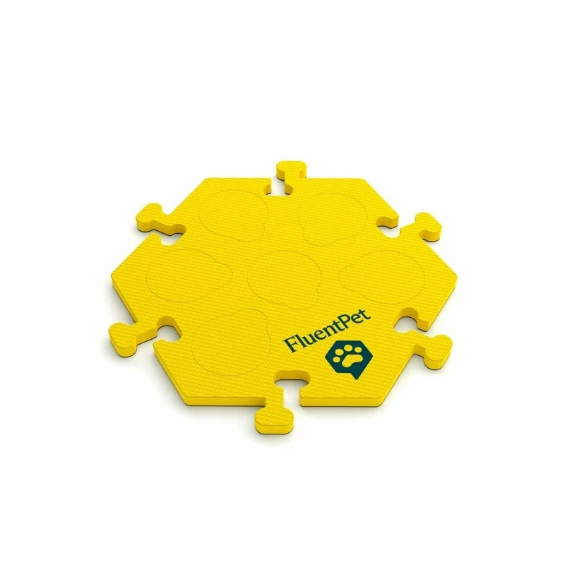FluentPet - HexTile Compact - piankowa mata do przycisków - żółta