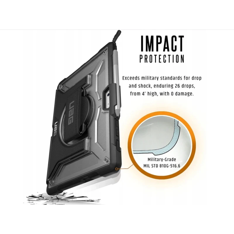 UAG obudowa ochronna case z paskiem na dłoń i ramię do Surface GO 1/2/3/4G