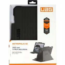 UAG Metropolis SE - obudowa ochronna z uchwytem do Apple Pencil do iPad Air 11" M2 (2024) (black)