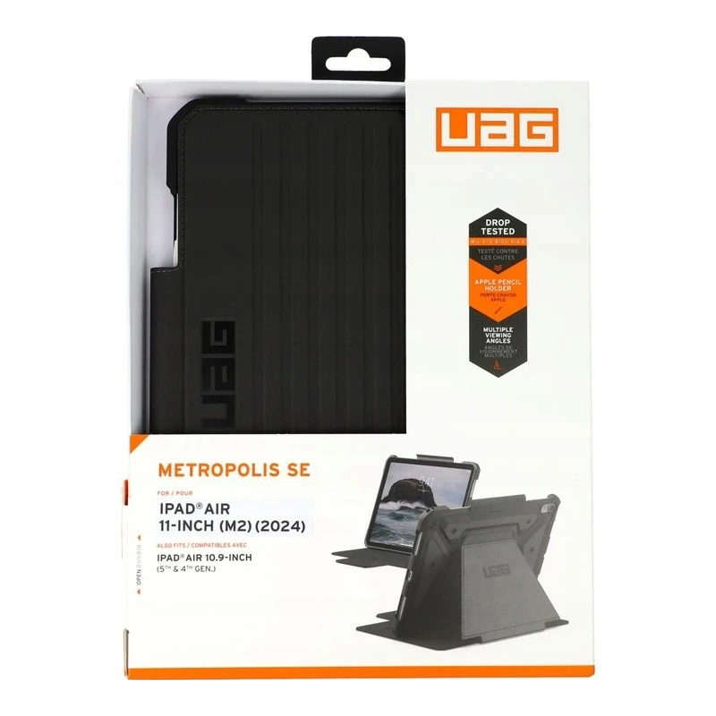 UAG Metropolis SE - obudowa ochronna z uchwytem do Apple Pencil do iPad Air 11" M2 (2024) (black)