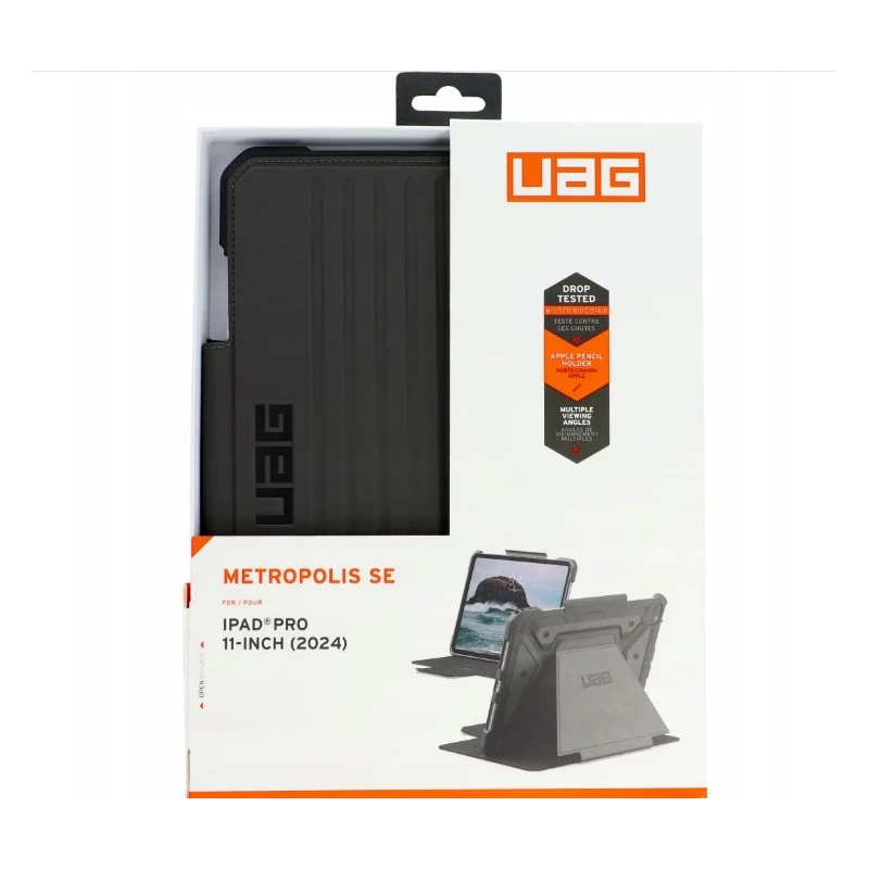 UAG Metropolis SE - obudowa ochronna z uchwytem do Apple Pencil do iPad Pro 11" M4 (2024) (black)