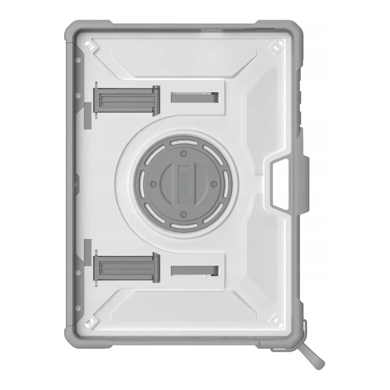 UAG Plasma - obudowa ochronna z wbudowaną podstawką oraz paskiem na ramię i dłoń do Microsoft Surface GO 1/2/3 (wersja OEM) (whi