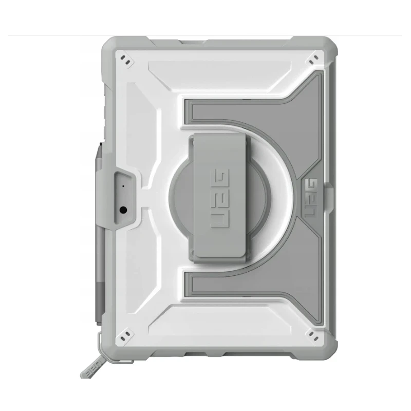 UAG Plasma - obudowa ochronna z wbudowaną podstawką oraz paskiem na ramię i dłoń do Microsoft Surface GO 1/2/3 (wersja OEM) (whi