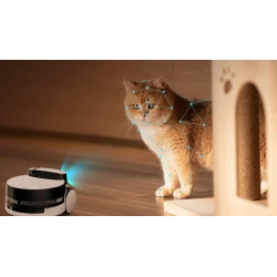 EnaBot Rola PetPal robot z kamerą dla psów i kotów, monitorowanie karmienie