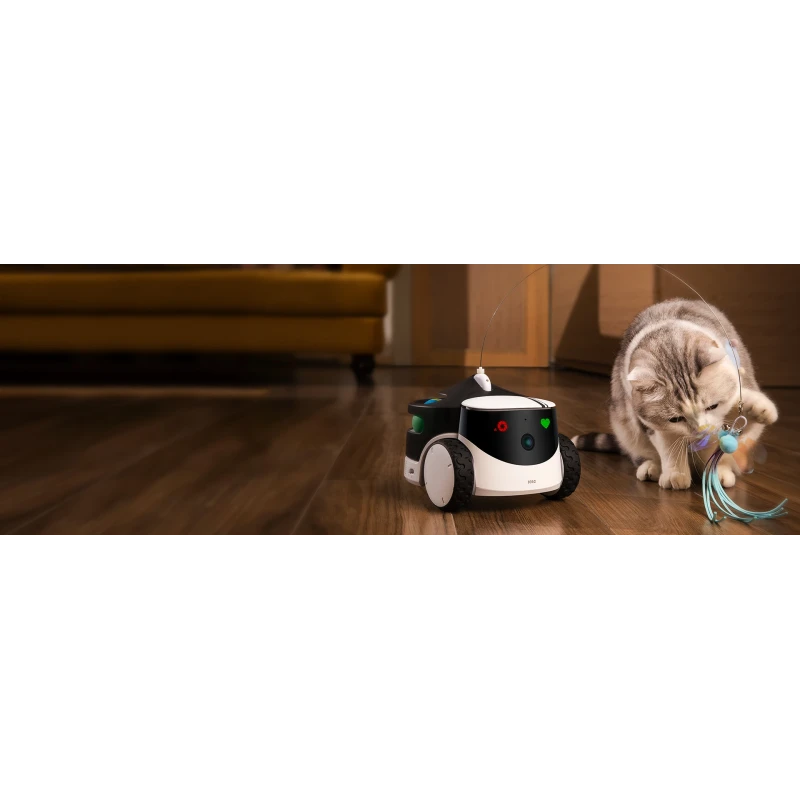 EnaBot Rola PetPal robot z kamerą dla psów i kotów, monitorowanie karmienie