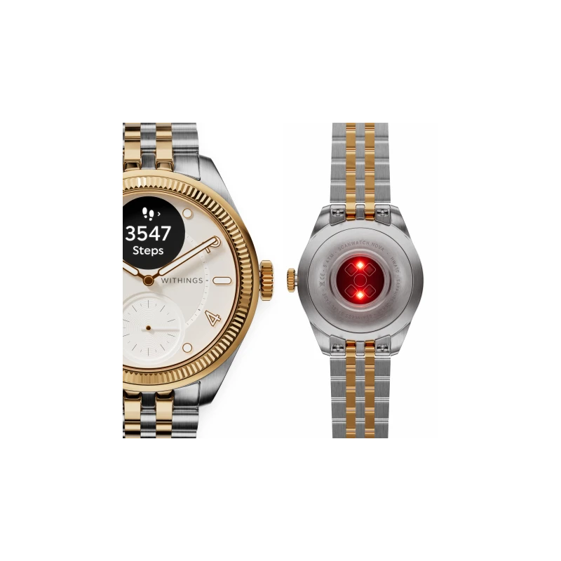 Withings Scanwatch Nova Brilliant smartwatch EKG puls szafirowe szkło SPO2