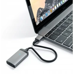 Satechi aluminiowy adapter, przejściówka USB-C / 4K HDMI 60Hz (space gray)